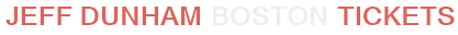 Jeff Dunham Boston Tickets